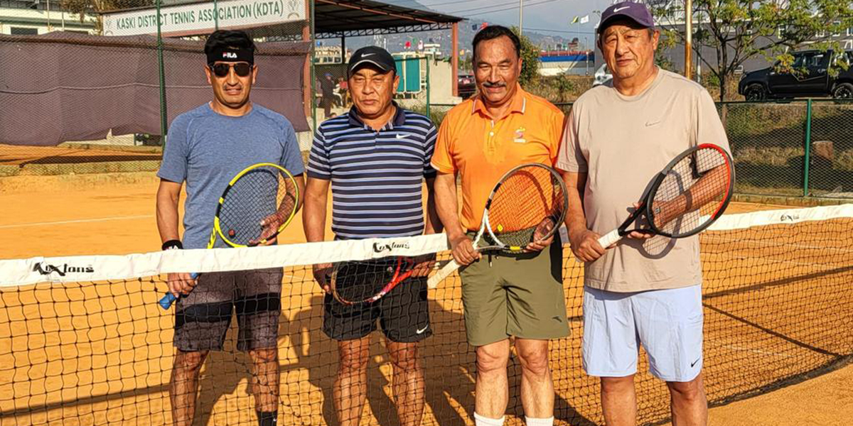 राप्रपा नेपालका अध्यक्ष थापा टेनिसको सेमिफाइनलमा