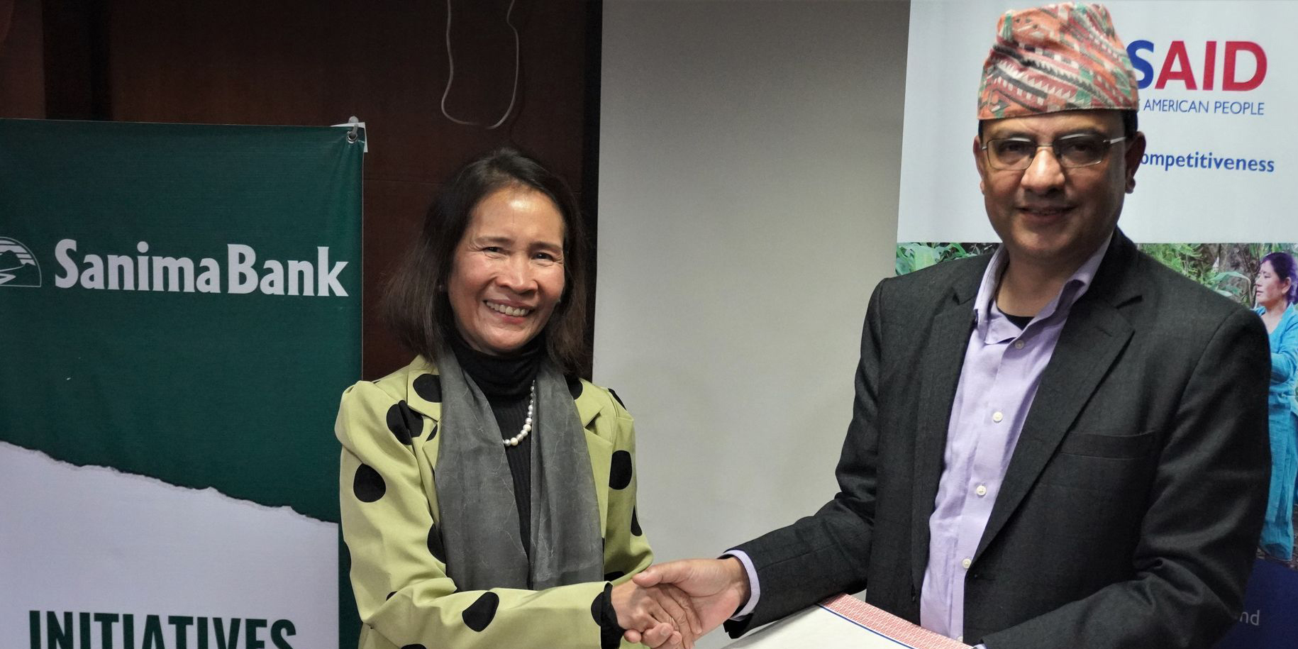 साना व्यवसाय प्रवर्द्धनका लागि यूएसएडसँग सानिमा बैंकको सहकार्य