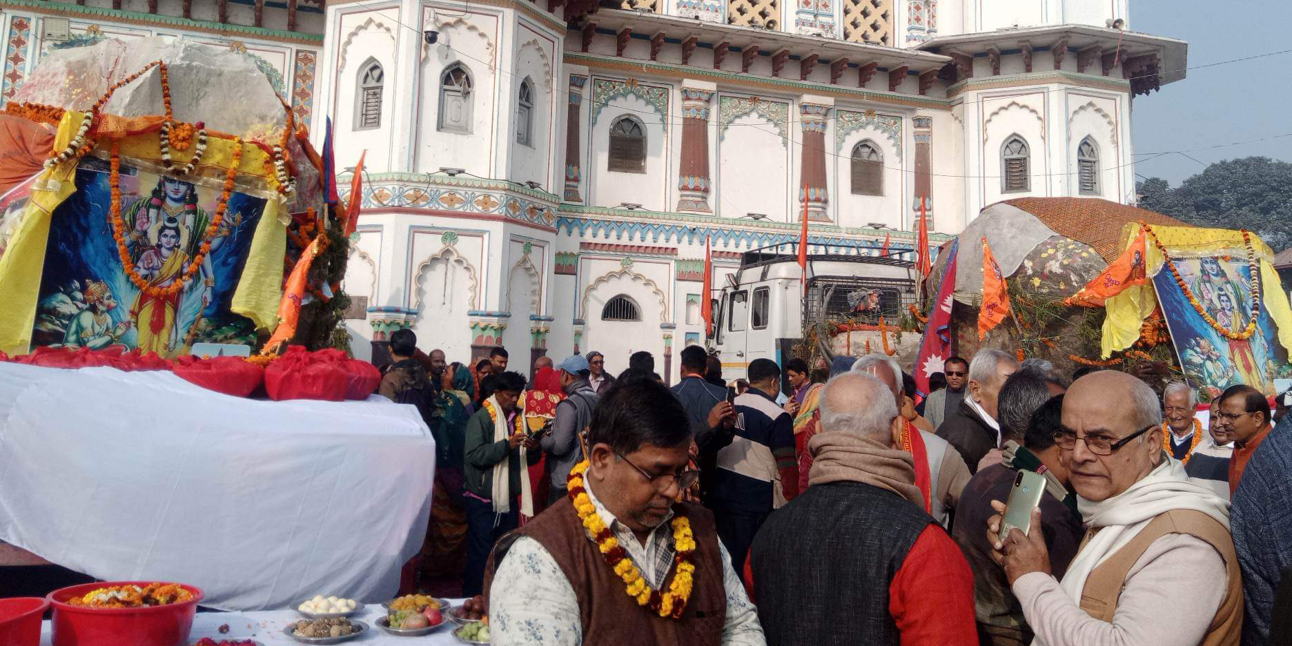 भगवान् रामको प्रतिमा बनाउन देवशिला भोलि अयोध्या पठाइने