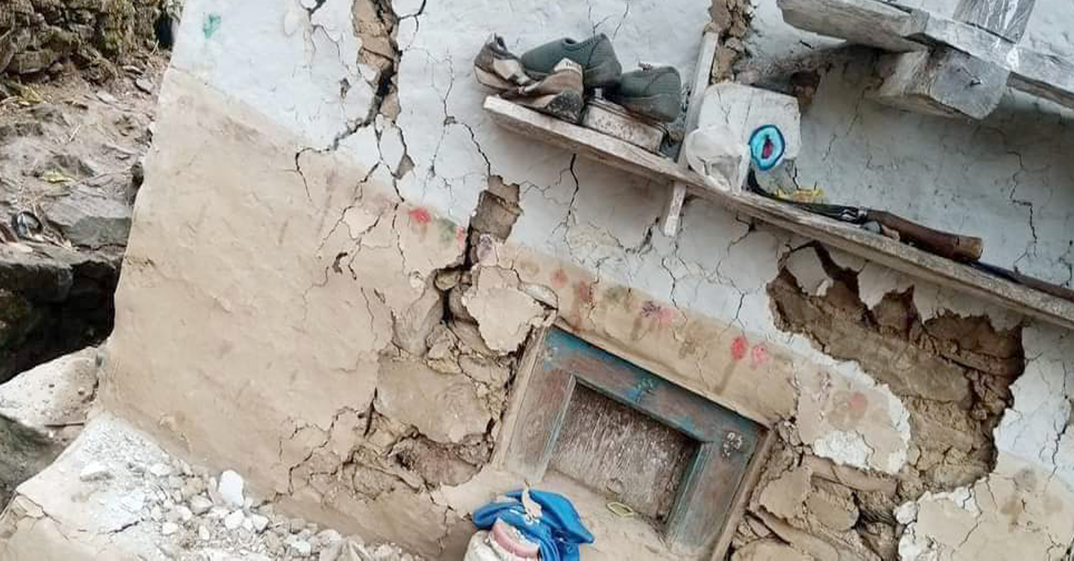 बाजुरामा भूकम्पबाट ४२ परिवार विस्थापित, चार सय घरमा क्षति