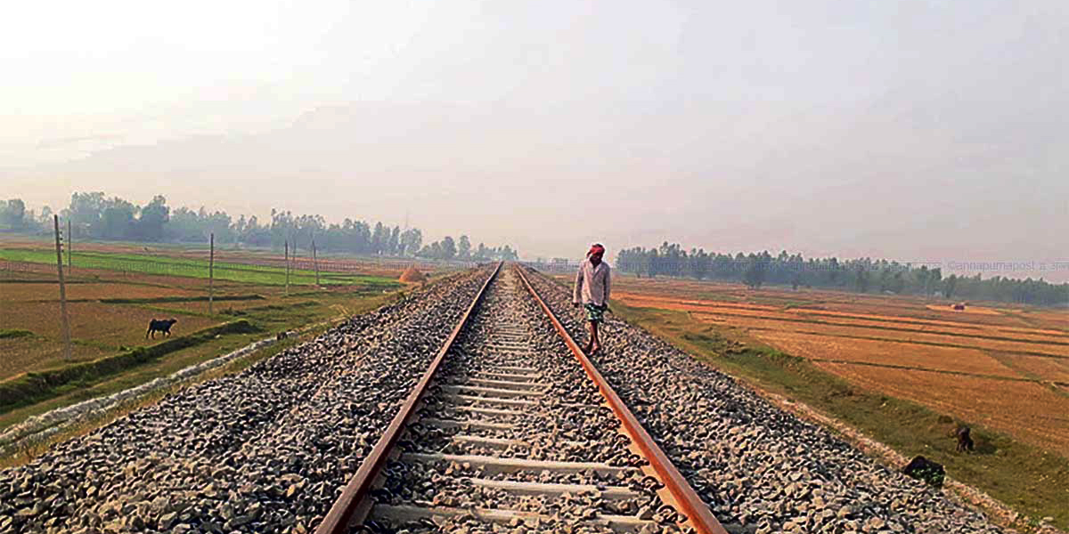 मुआब्जा विवादका कारण जनकपुर-जयनगर रेल्वे स्टेसन निर्माण अलपत्र