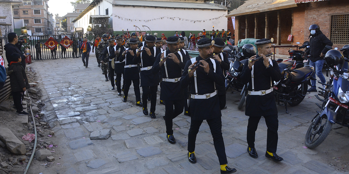 नेपाली सेनाको एकीकरण पदयात्रा कार्यक्रम समापन