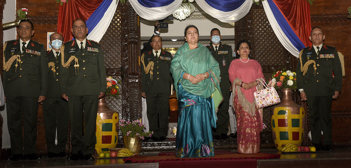 नेपाली सेना स्थापना दिवसको अवसरमा जंगी अड्डामा सांस्कृतिक कार्यक्रम