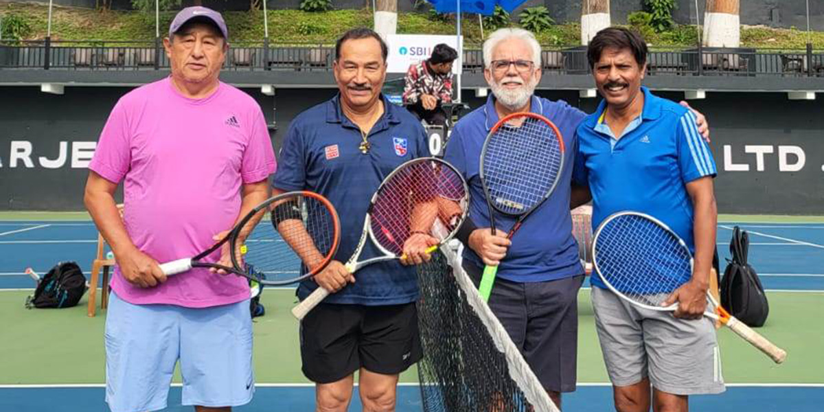 दार्जिलिङमा भैरहेको टेनिस प्रतियोगितामा कमल थापा फाइनलमा
