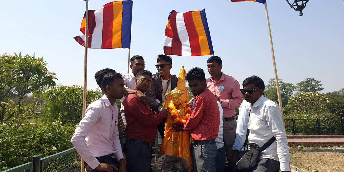 लुम्बिनीबाट तिलौराकोट लगियो शिशु बुद्ध