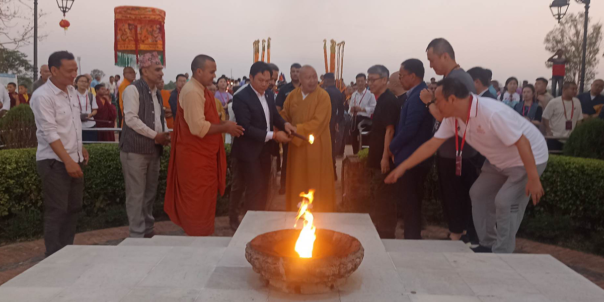 लुम्बिनीमा विशेष उत्सवका साथ बुद्ध जयन्ती मनाइँदै