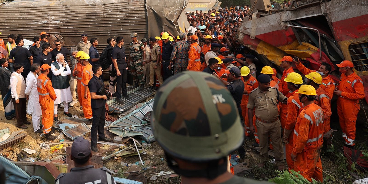 भारतमा रेल दुर्घटनामा मृत्यु हुनेको संख्या २८८ पुग्यो
