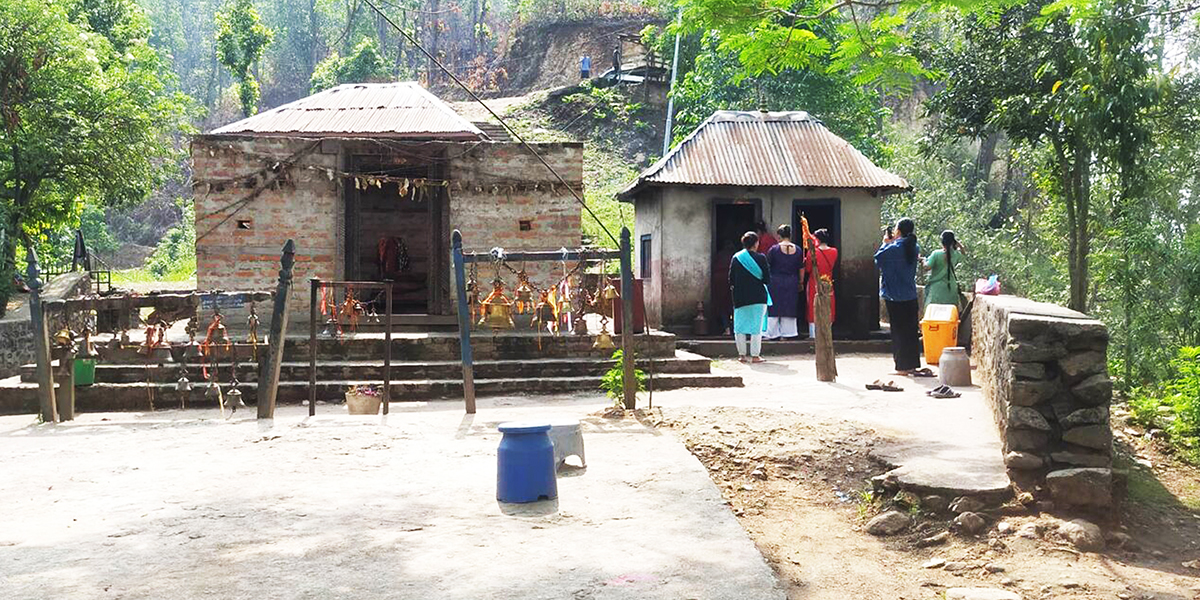 गोरखाको अकला मन्दिर पूनर्निर्माण बीचमै छोडेर ठेकेदार बेपत्ता