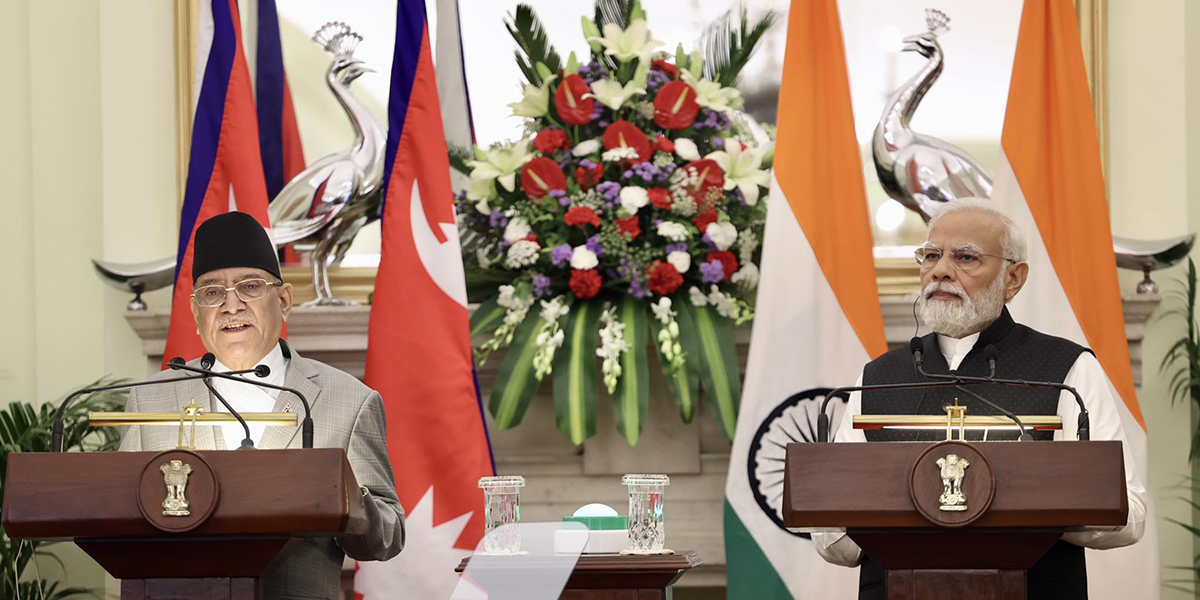 प्रचण्डको भ्रमणपछि नेपाल-भारत विकास साझेदारीले थप गति लियो : भारतीय दूतावास