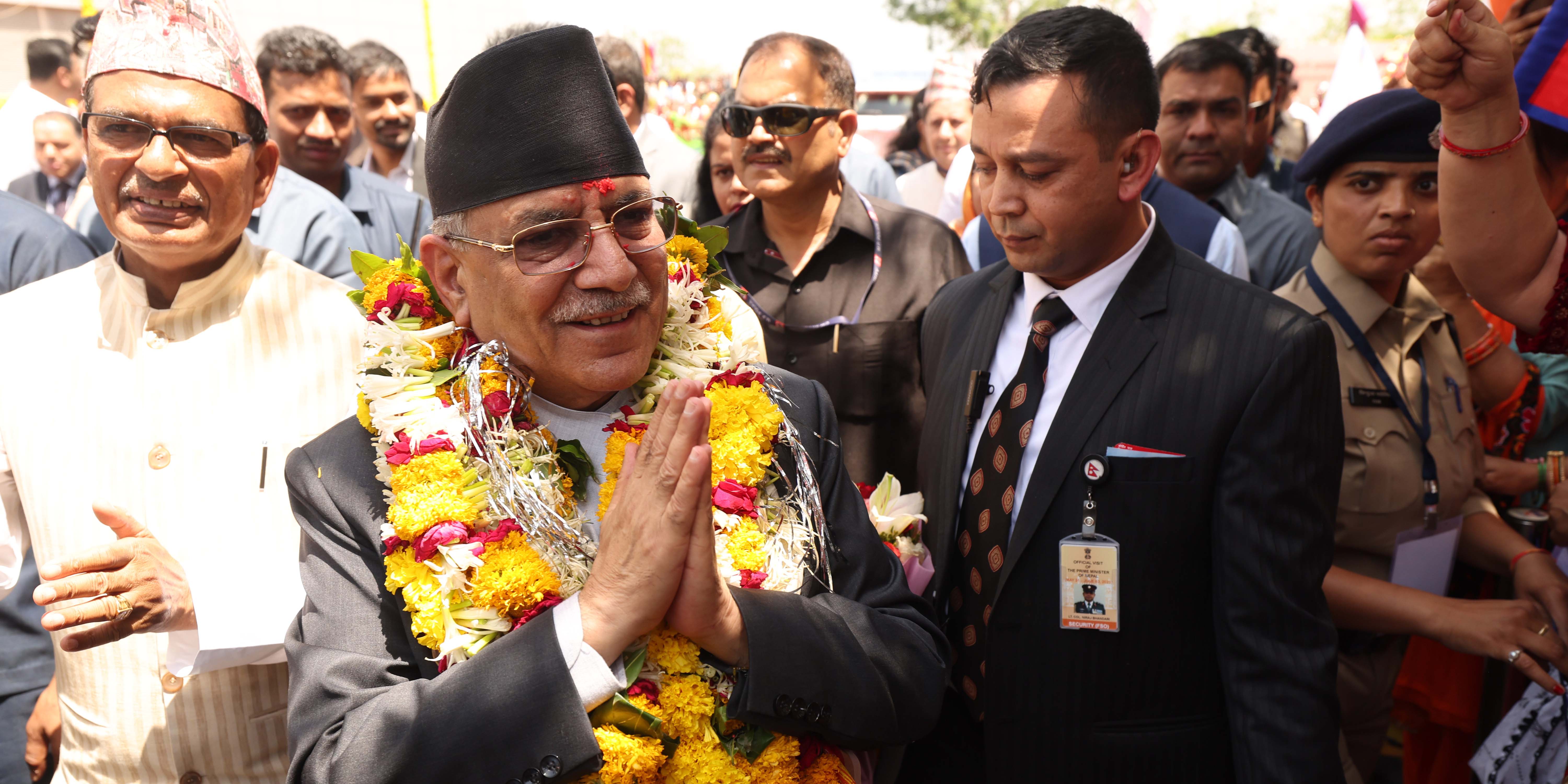 प्रधानमन्त्री प्रचण्ड इन्दोरमा