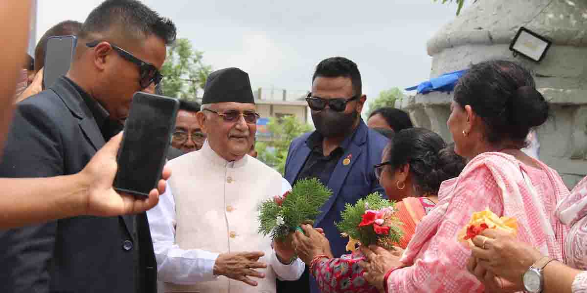 ओली नेपालगन्जमा