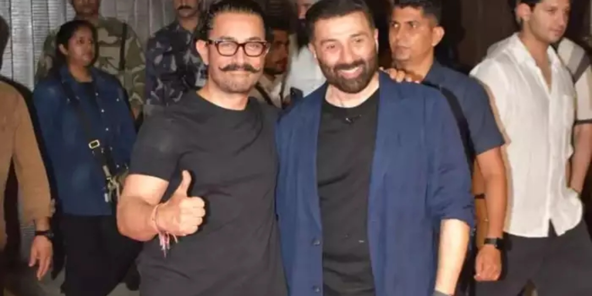 सँगै काम गर्दै सनी देओल र आमिर खान