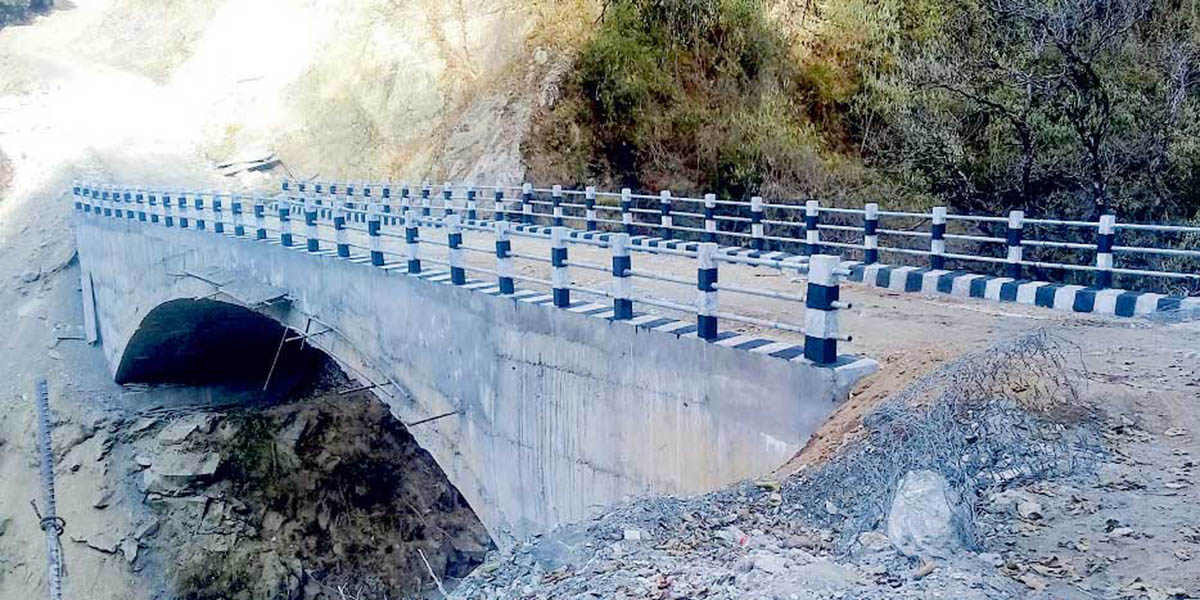 स्वाँतखोलामा तीन सय ४४ मिटर लामो पुल निर्माण