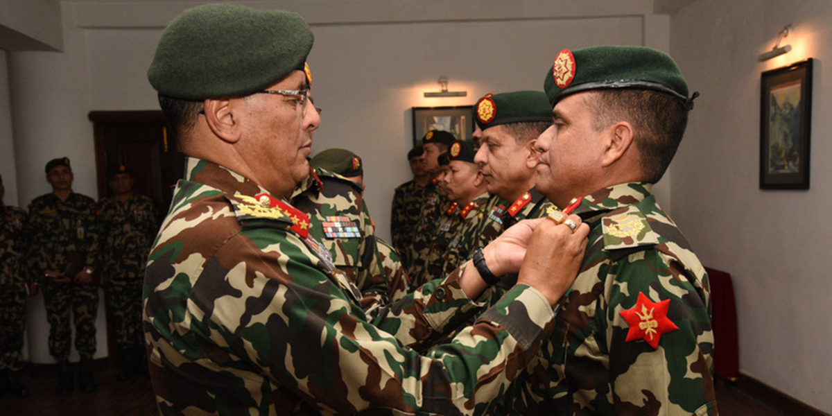 नेपाली सेनाका उपरथी पाण्डेले दिए राजीनामा