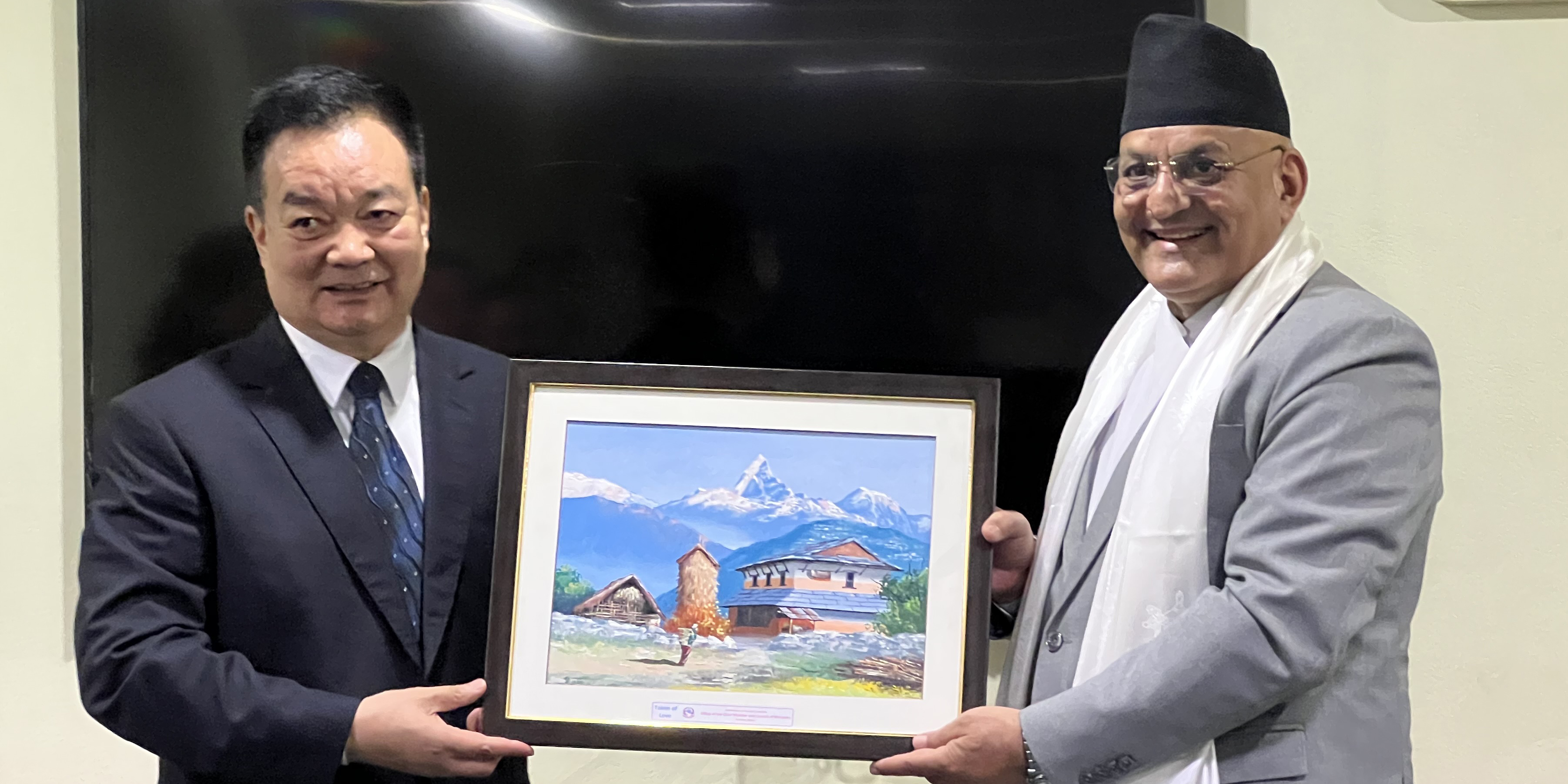 गण्डकीका मुख्यमन्त्री र चिनियाँ कम्युनिष्ट पार्टी तिब्बत स्वशासित क्षेत्रका सचिवबीच भेट