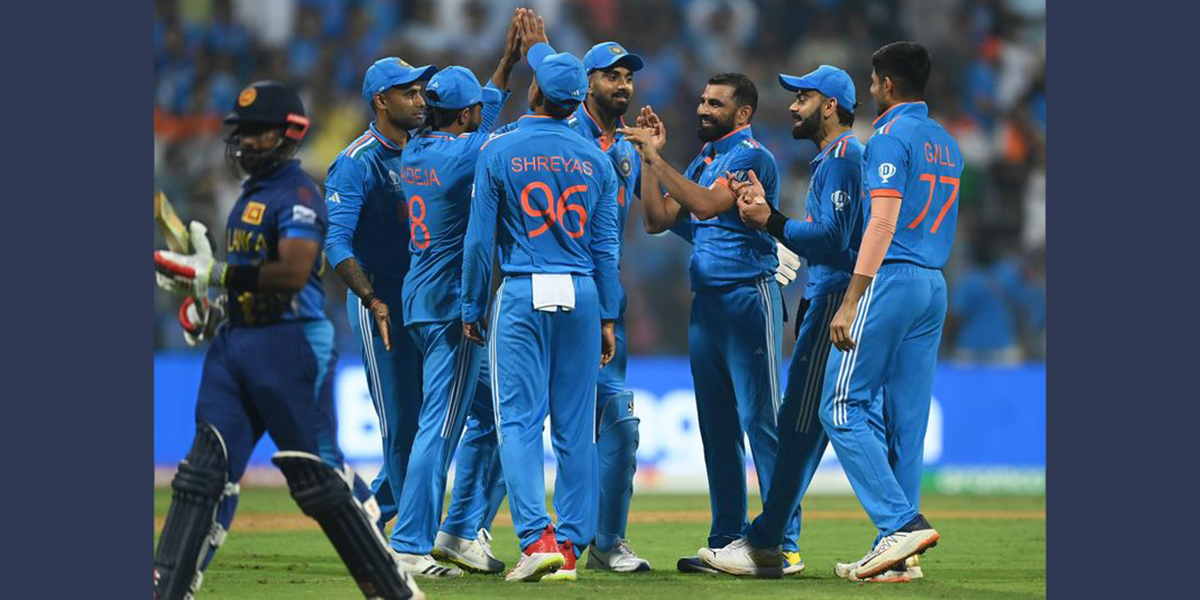 विश्वकप क्रिकेट : विशाल लक्ष्य पछ्याएको श्रीलंका भारतसँग संकटमा