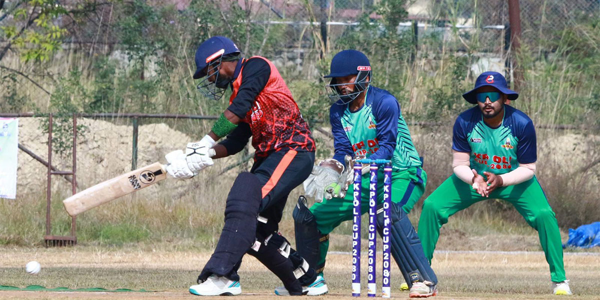 केपी ओली कप क्रिकेट : त्रिभुवन आर्मी र मधेश प्रदेश विजयी