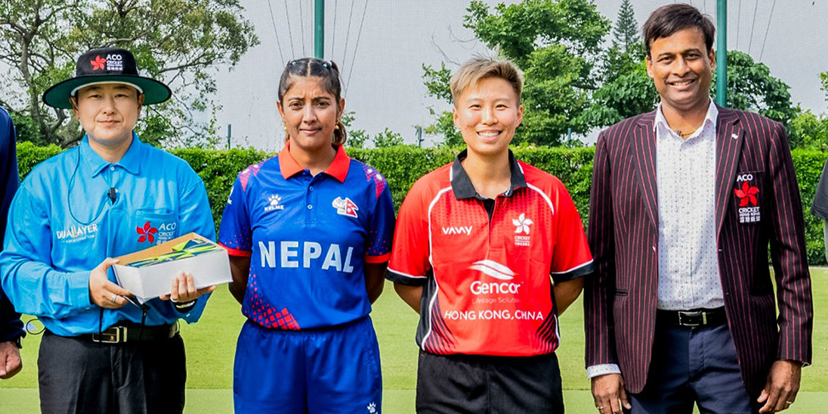 एसीसी वुमन्स प्रिमियर कप : हङकङसँग खेल्दै नेपाल