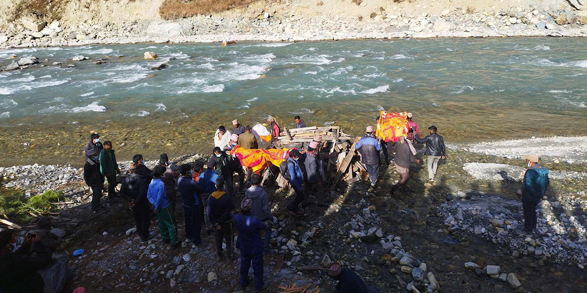 मुगुमा हत्या गरिएका सबैको दाहसंस्कार