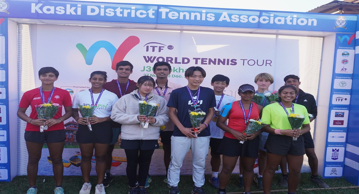 पोखरामा टेनिस प्रतियोगिता सम्पन्न