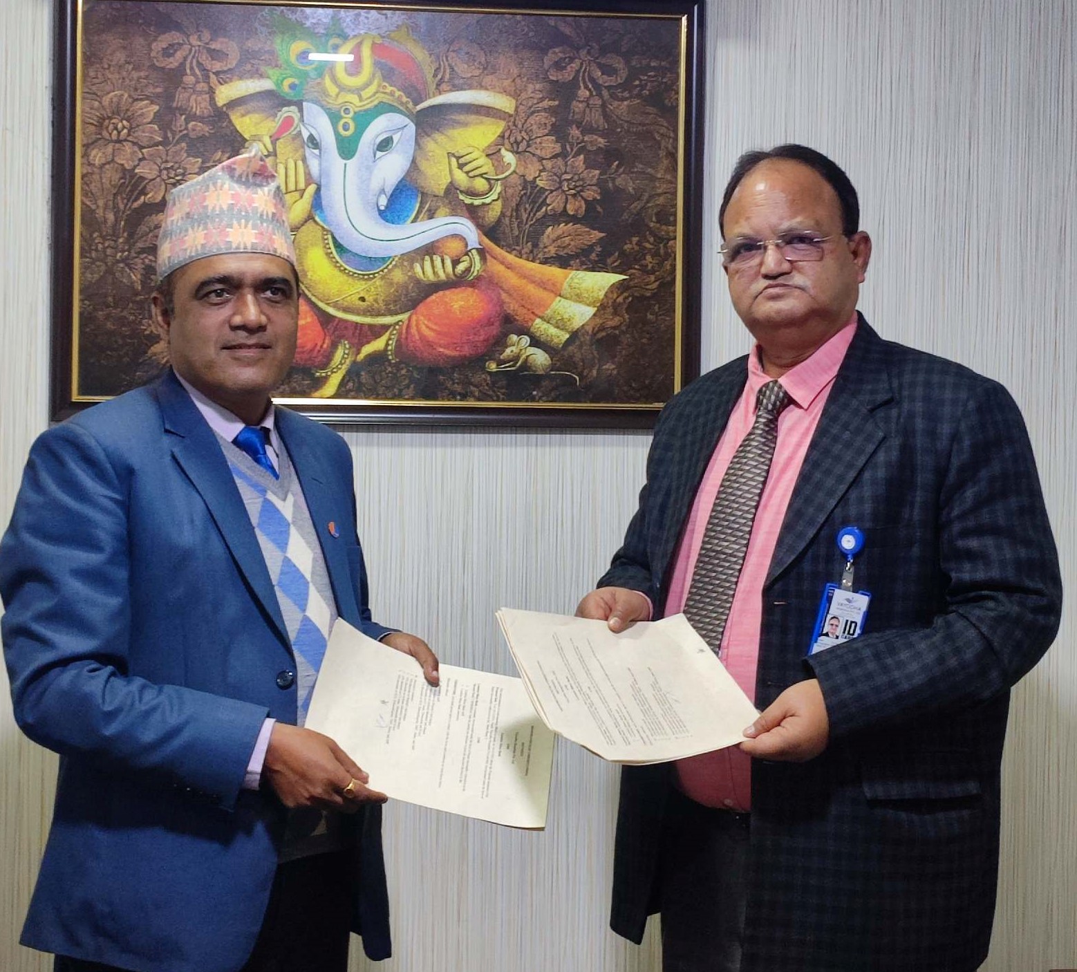 लुम्बिनी विकास बैंक र बयोधा अस्पतालबीच सम्झौता