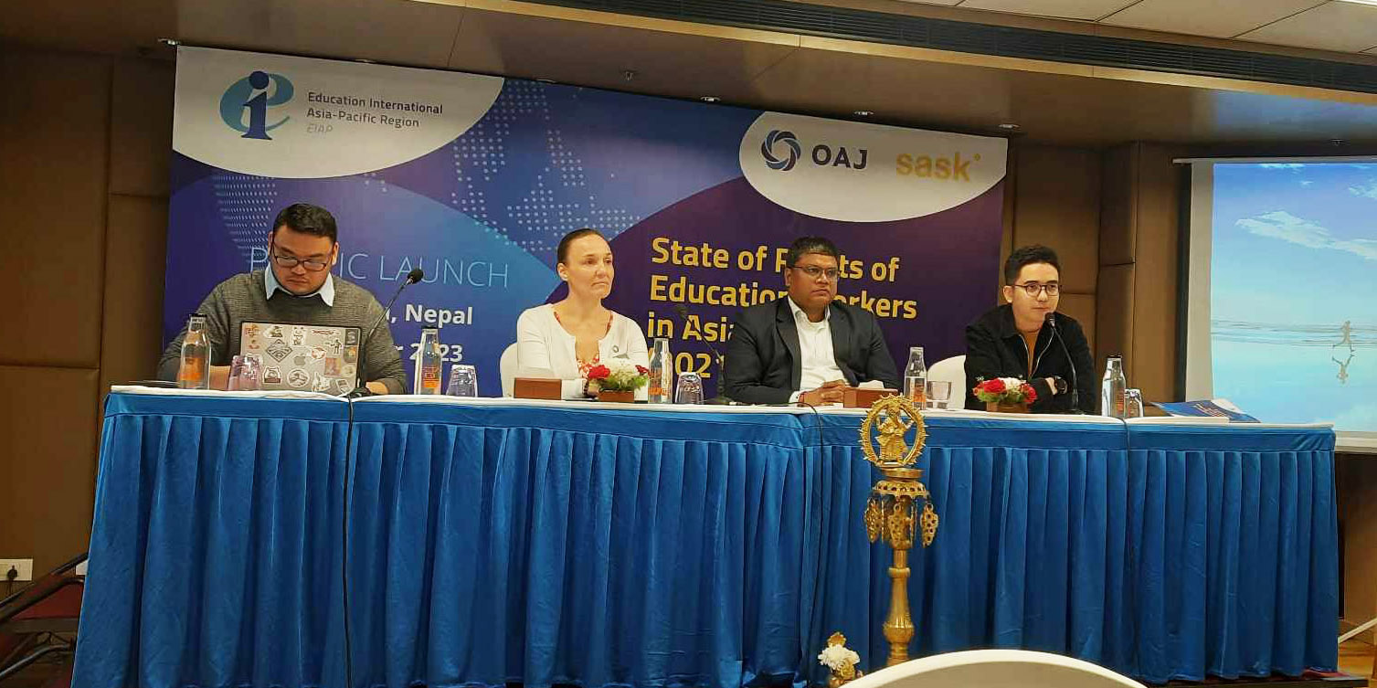 ‘एसिया प्रशान्त क्षेत्रका शिक्षकहरूको सेवासुविधा सन्तोषजनक छैन’