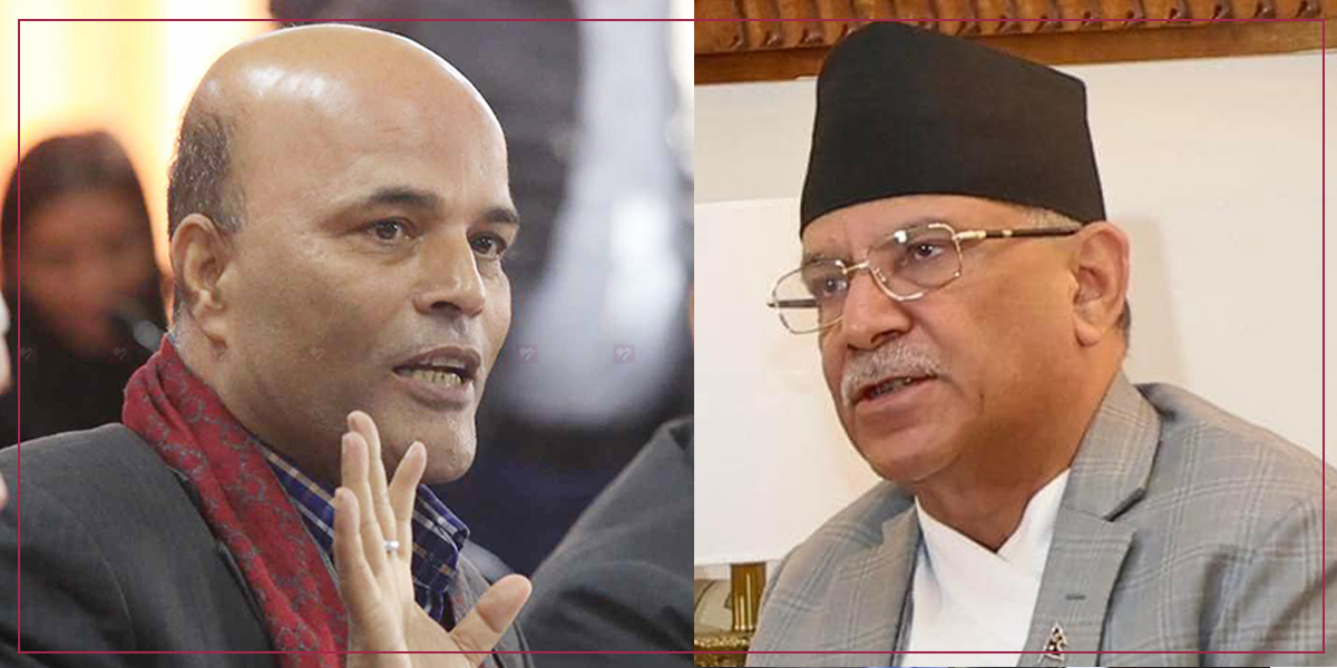 अमरेशकुमारले आफ्नो स्वार्थ पूरा नभएपछि दुष्प्रचार गरे : प्रधानमन्त्री