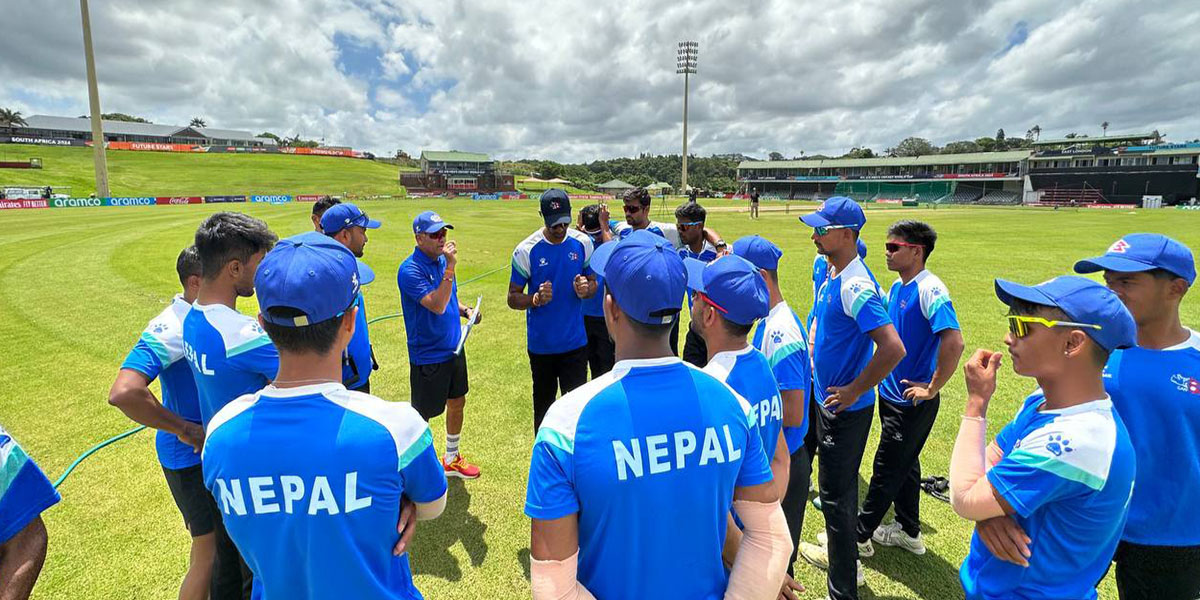 यू-१९ विश्वकप : आज भारतसँग भिड्दै नेपाल