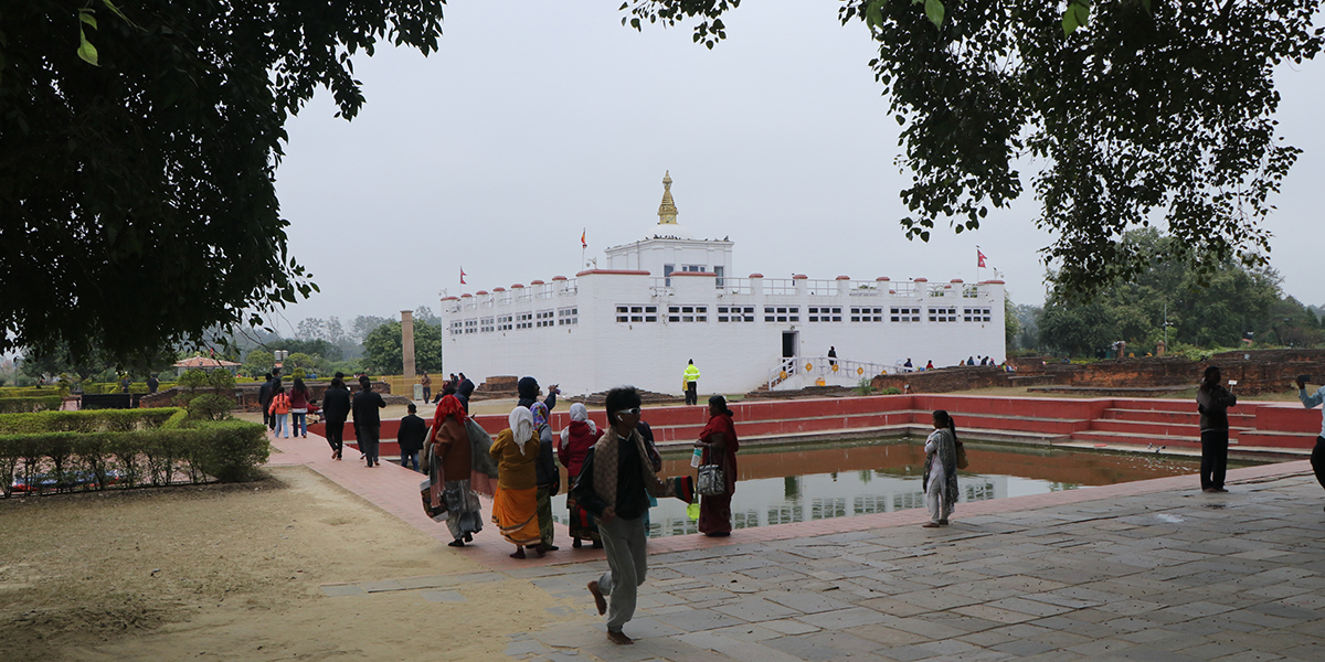 लुम्बिनीमा १० लाख पर्यटक