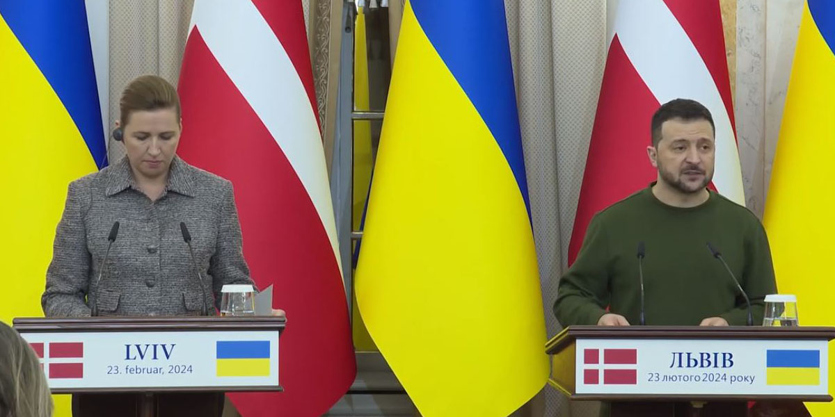युक्रेन र डेनमार्कद्वारा सुरक्षा सहयोगका लागि सम्झौतामा हस्ताक्षर
