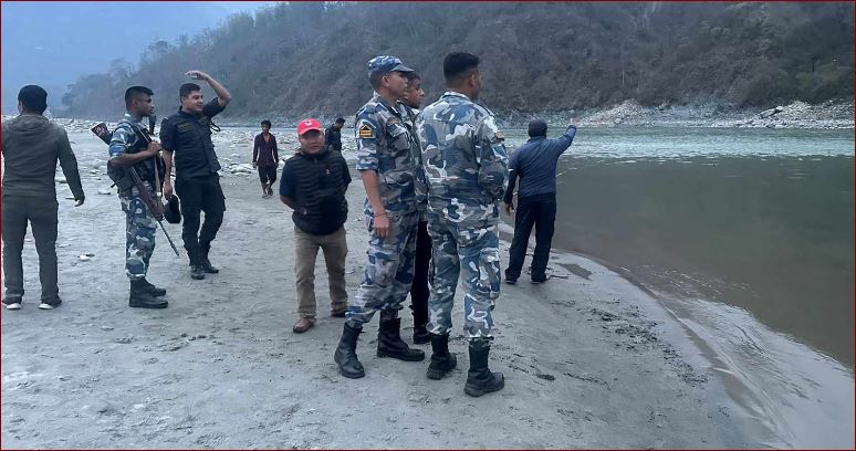 बेपत्ता बालबालिका खोज्न सशस्त्र प्रहरीको गोताखोर परिचालन