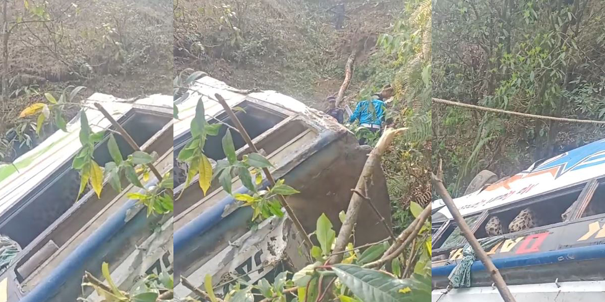 सिन्धुपाल्चोकमा बस दुर्घटना अपडेट : दुई जनाकाे सनाखत