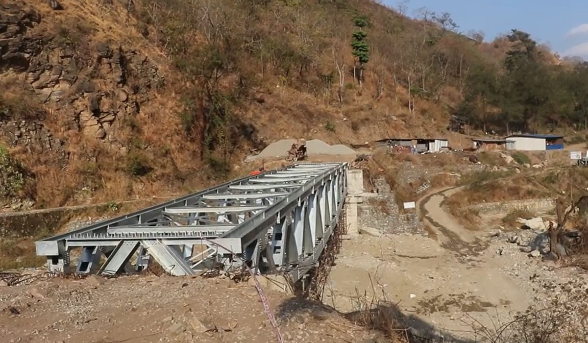 कावाखोला पुल पुनःनिर्माण थालियो