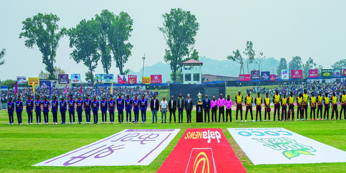 वेस्टइन्डिज ‘ए’ सँग दोस्रो खेल खेल्दै नेपाल