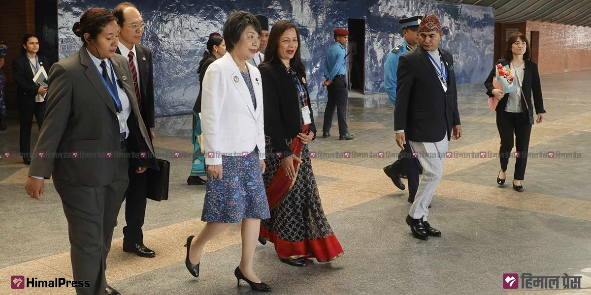 जापानी विदेशमन्त्री काठमाडौँमा