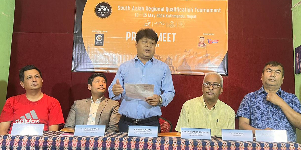 नेपाली टेबल टेनिस खेलाडीलाई ओलम्पिकमा छनोट हुने अवसर