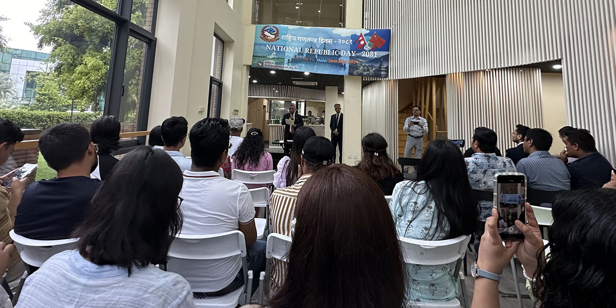 नेपाली नियोग र दूतावासमा गणतन्त्र दिवस मनाइयो