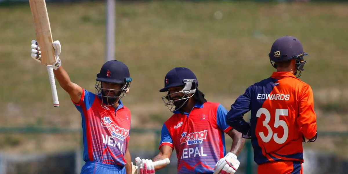 नेदरल्यान्ड्ससँग पाँच खेलमा विजयी भएको छ नेपाल
