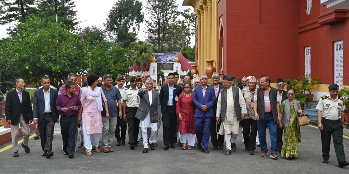 प्रजातन्त्र सेनानीहरूलाई राज्यले सम्मान गर्नुपर्छ : राष्ट्रपति पौडेल