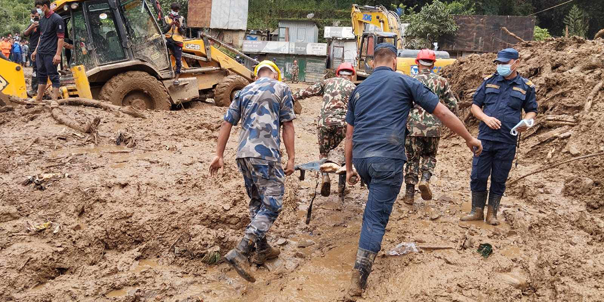 झ्याप्ले खोला पहिरोबाट थप ३ जनाको शव निकालियो