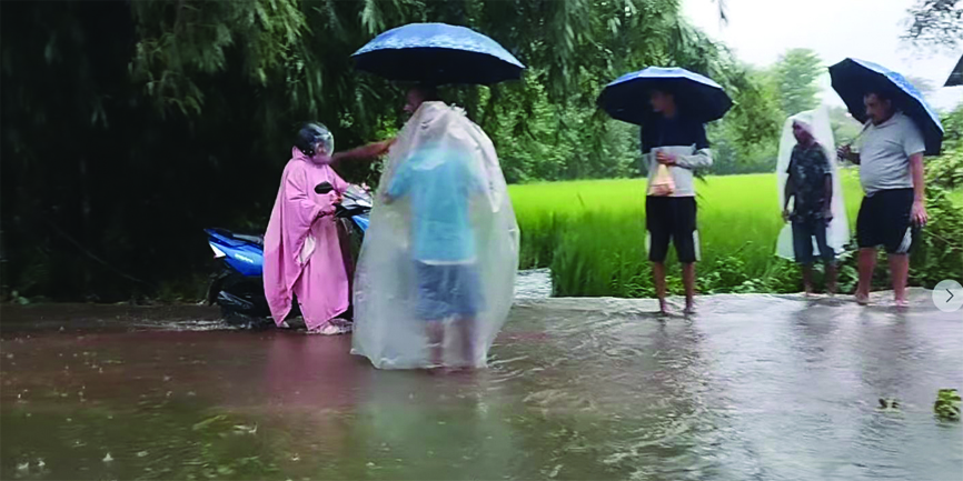 झापामा भारी वर्षा, सम्भावित क्षतिबाट जोगिन स्थानीय प्रशासन तयारी अवस्थामा