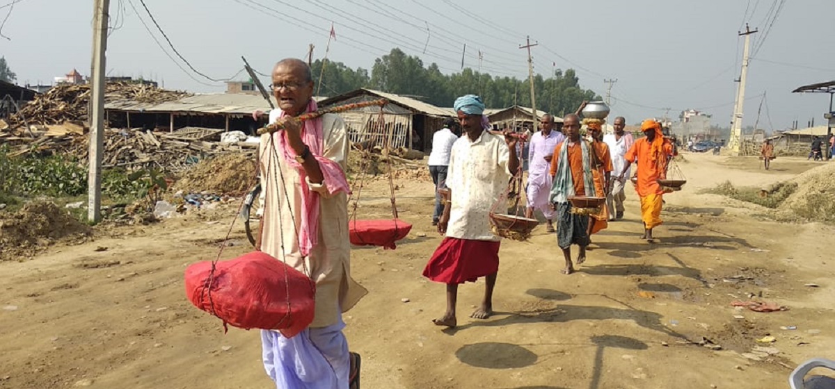 आज कोजाग्रात पूर्णिमा, ठाकुर परिवारको ‘भार’ जनकपुरधामको आकर्षण