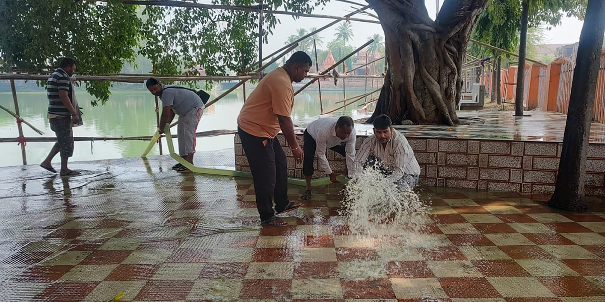 जनकपुरमा छठको तयारी सुरु, छैन स्थानीय र प्रदेश सरकारको सहयोग