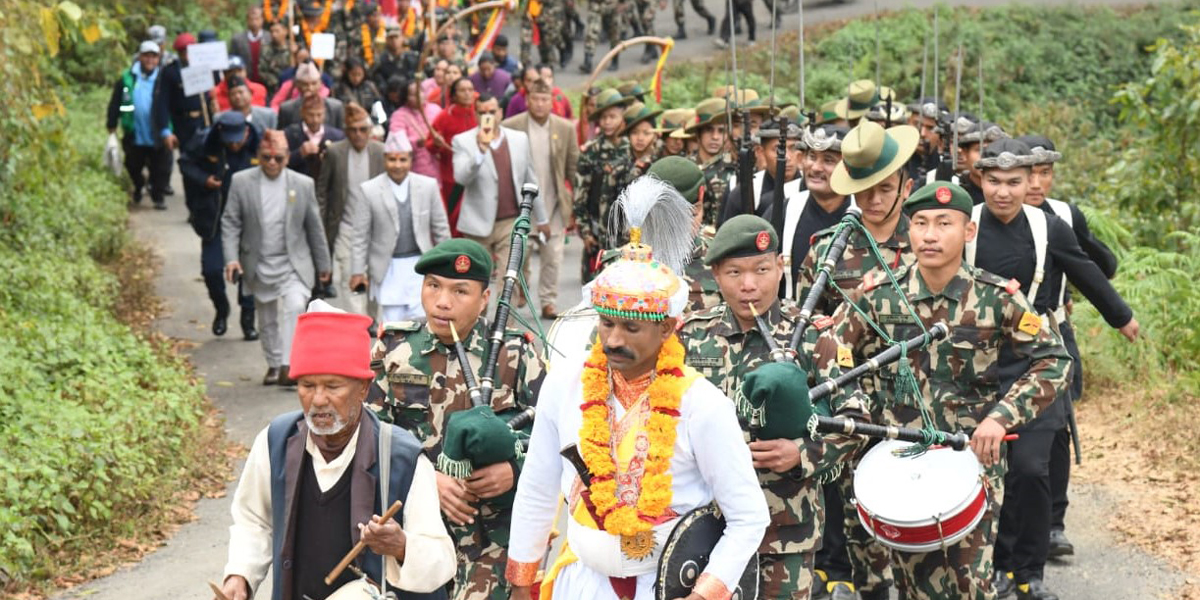 पृथ्वीजयन्तीका अवसरमा जङ्गी अड्डामा विविध कार्यक्रम