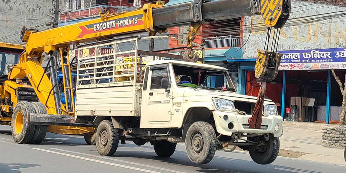 पोखराको फिर्केमा दुर्घटना हुँदा एक महिलाको मृत्यु