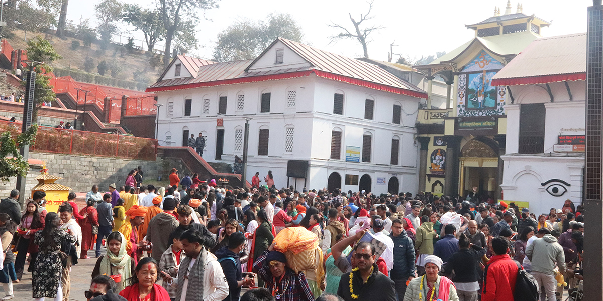 पाशुपत क्षेत्रमा महाशिवरात्रिको चहलपहल [तस्बिरहरू]