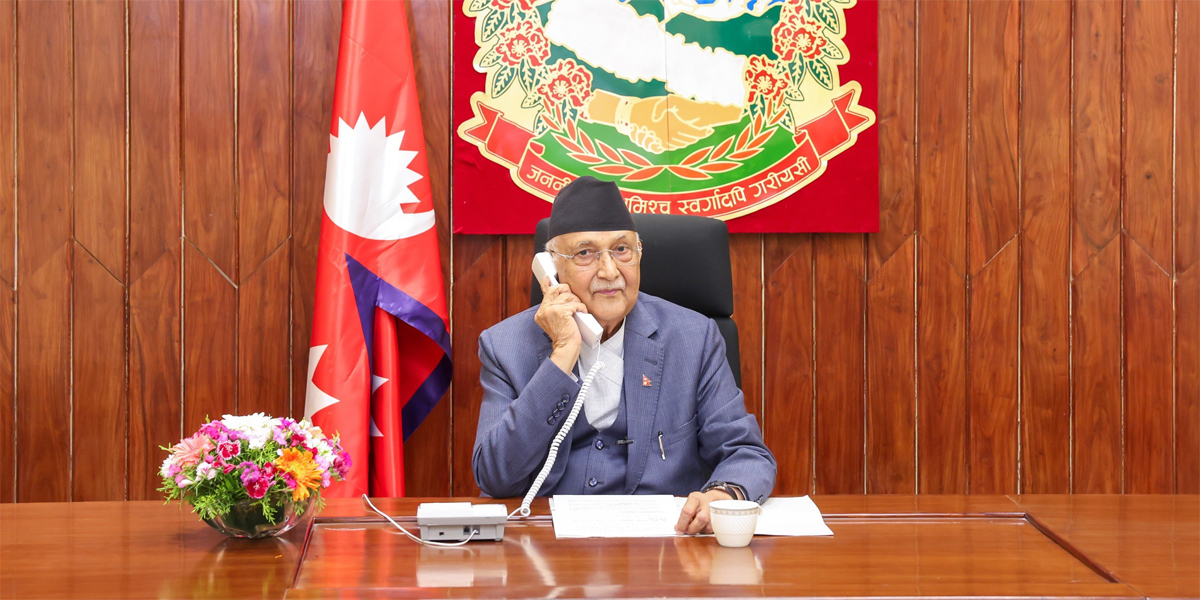 टर्कीका राष्ट्रपतिसँग प्रधानमन्त्री ओलीको टेलिफोन संवाद, विपिनको रिहाइका लागि पहल गरिदिन आग्रह