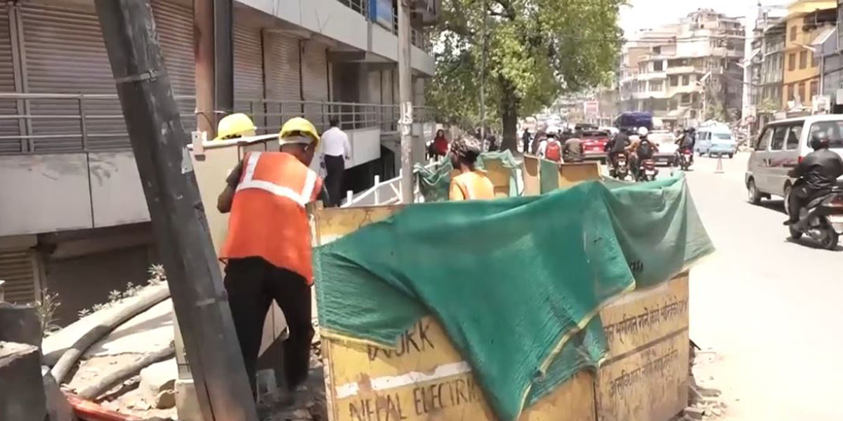 भरतपुरमा भूमिगत विद्युतीकरण ७५ प्रतिशत सम्पन्न