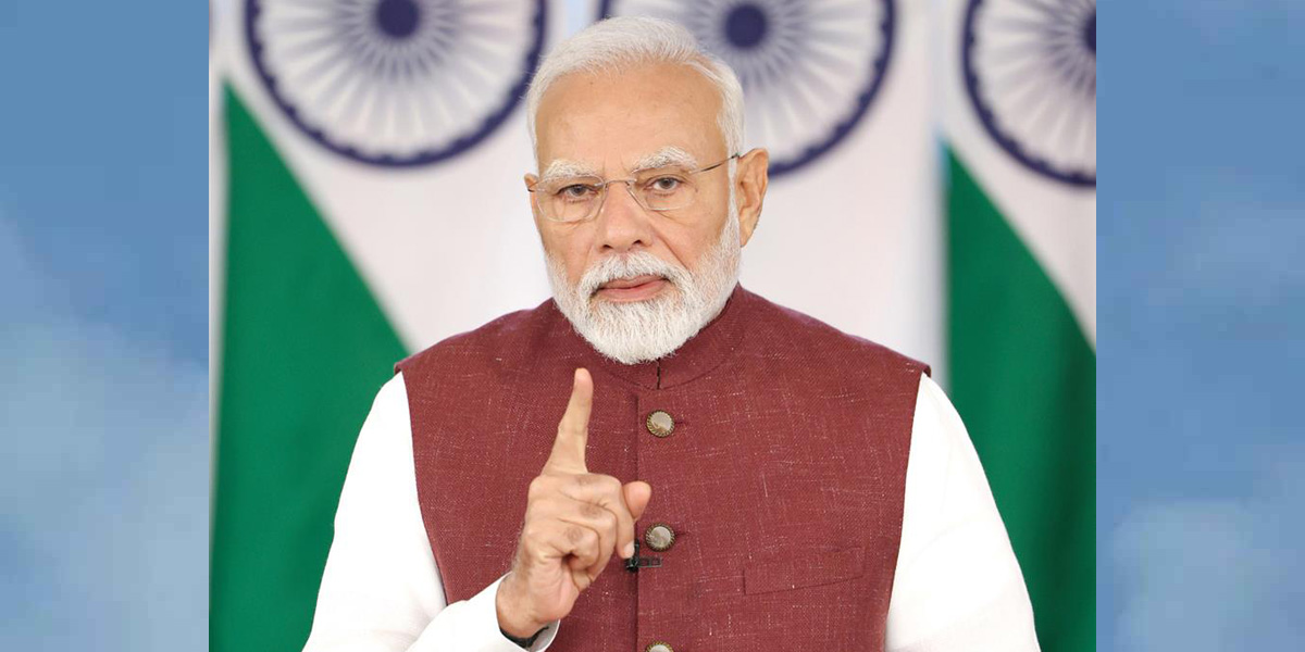 पानी र रगत सँगै बग्न सक्दैन : मोदी
