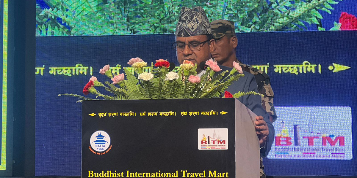 नेपाललाई बौद्ध र आध्यात्मिक पर्यटनको विश्व केन्द्र बनाउँछौँ : मन्त्री पाण्डे